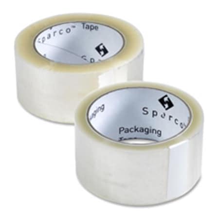 Sparco Packaging Tape Roll- 1.6 mil- 2 in. x 110 Yards- 1 Roll- Clear SPR01613